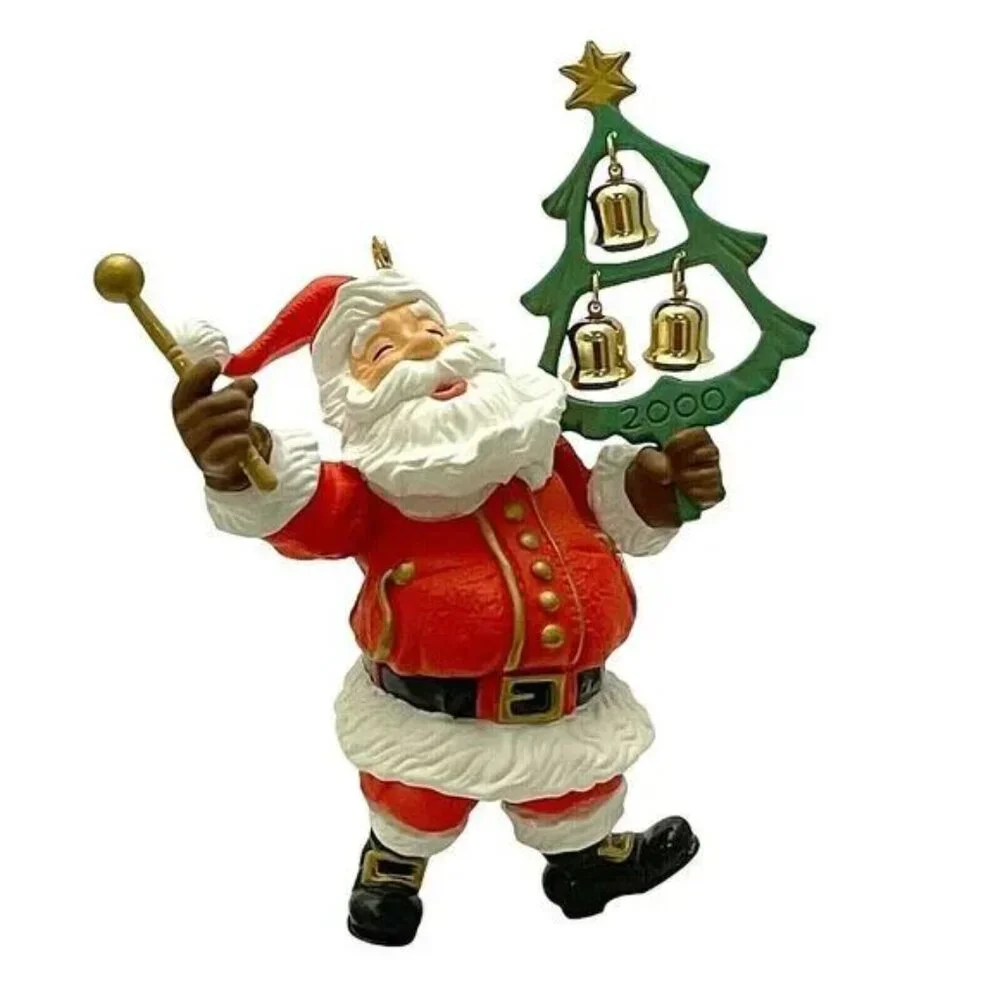 Hallmark Keepsake Jingle Bell Kringle Ornament 2000 Collector’s Club Santa